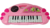 Piano Teclado Eletrônico Musical 24 Teclas Minnie Minie Disney Luz Pilha