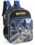 Imagem do Mochila Costa Escolar infantil batman 45cm Original reforçada Luxcel + Carrinho Metal batman