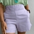 Short Feminino Viscolinho Forrado com Elástico na Cintura Atrás - comprar online