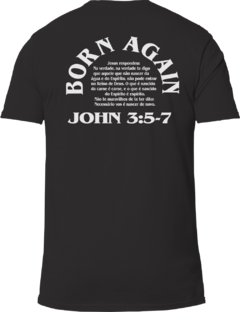 Camiseta Di-Legado "Born Again" - Básica Preta Bco - comprar online