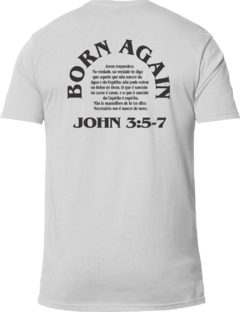 Camiseta Di-Legado "Born Again" - Básica Branca - comprar online