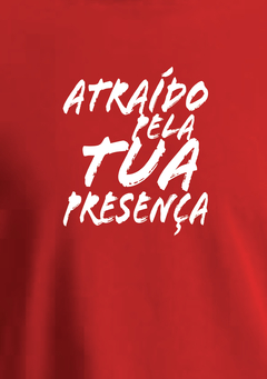 Camiseta Di-Legado "Atraído pela Tua Presença" - Básica Vermelha - comprar online