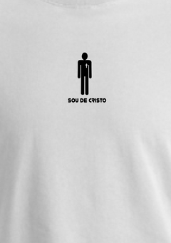 Camiseta Di-Legado "Sou de Cristo" - Básica Branca - comprar online