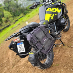 Alforge Off Road -PRETO- p/ SUPORTE/AFASTADOR CHAPAM , SCAM E OUTROS - WA MUNDO DO MOTOCICLISTA