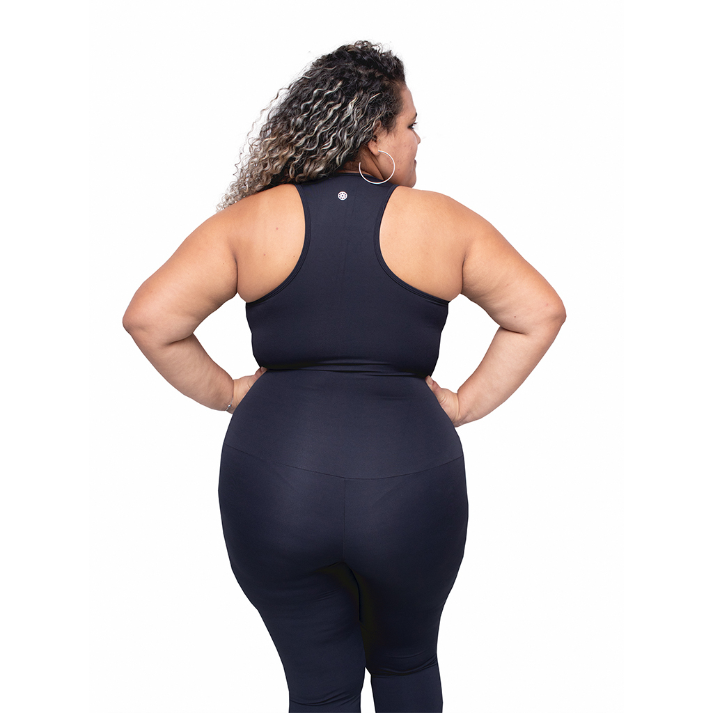 Calça Capri Compressão com Cinta Plus Size