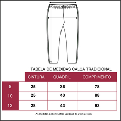 Calça tradicional masculina em helanca peluciada - Ensino Fundamental MONTE VERDE na internet