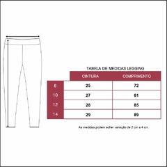 Calça Legging helanca peluciada - Ensino Infantil e Fundamental MONTE VERDE - Funny T-Shirts