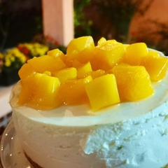 Peach Cold Lemon Cheesecake