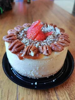 Cajeta Nut and Strawberry New York Cheesecake on internet