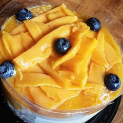 Mango Cold Lemon Cheesecake