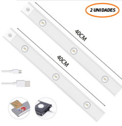 Luminária LED com sensor de movimento recarregável por USB - Loja MNZ