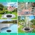 Imagem do Mini Fonte de Água Solar Piscina Lagoa Fonte de Cachoeira Decoração de Jardim Banho de Pássaros ao Ar Livre Fonte de Energia Solar Água Flutuante