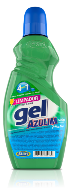 LIMPADOR GEL AZULIM PINHO 500ML