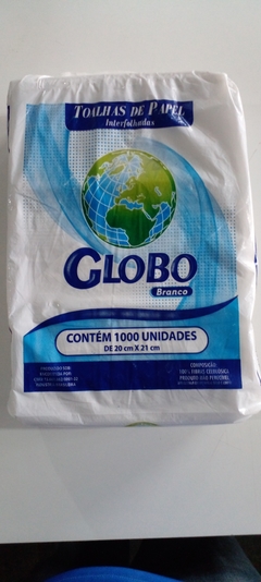 PAPEL TOALHA 20X21 1000F 100%CEL GLOBO