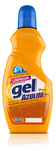 LIMP DESINF GEL AZULIM ORANGE 500ML