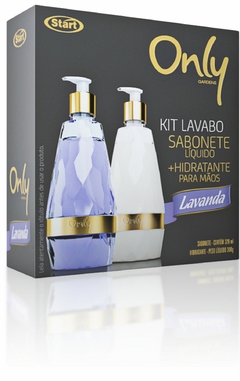 KIT LAVABO ONLY 300ML SAB LAVANDA+HIDRAT MAOS FRAG.LAVANDA