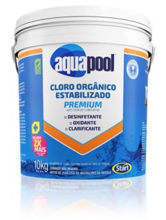 CLORO GRANULADO PREMIUM 60 % ESTAB. AQUAPOOL 10KG