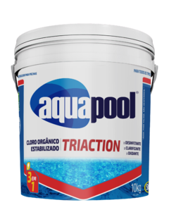 AQUAPOOL CLORO GRANULADO TRIACTION 3 EM 1 1OKG