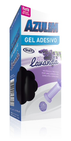 GEL ADESIVO AZULIM LAVANDA REFIL 37G