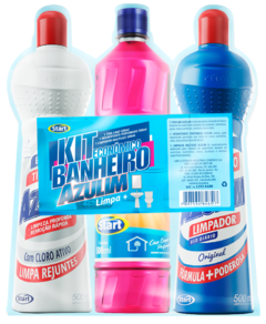 KIT BANHEIRO AZULIM 500ML 03UN