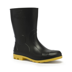 BOTA PVC CANO MEDIO PRETO/AMARE.VULCABRAS. N.41