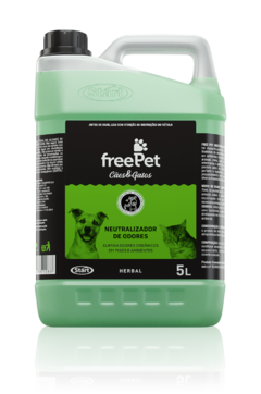 NEUTRALIZADOR DE ODORES HERBAL 5L FREEPET