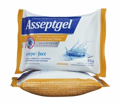 SABONETE BARRA ASSEPTGEL ANTIBAC AMENDOAS 85G