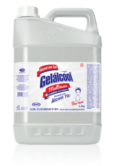 GELALCOOL 70% INPM 4,3KG.