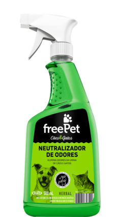 FREE PET NEUTRAL.ODORES HERBAL 500ML