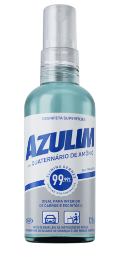 DESINF. AZULIM 120ML SEM FRAGRANCIA