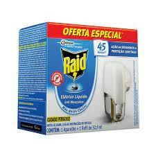 INSETICIDA ELETR.RAID C/REFIL 45NOITE 32,9ML