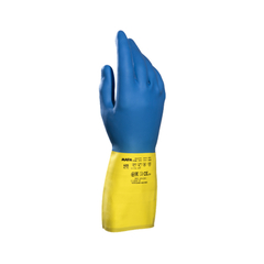 LUVA LATEX NEOPRENE AZ/AMA M 0,70MM CA10077 MUCAMB - PA3440516-8