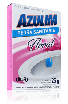 PEDRA SANITARIA FLORAL 25G AZULIM