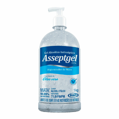 ALCOOL GEL 70% ASSEPTEL CRISTAL 1KG