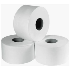 PAPEL HIGIENICO ROLAO BRANCO 300M FOLHA SIMPLES LIMPEL