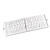 Teclado Bluetooth Inalámbrico Portatil Plegable Blanco 97872 en internet