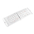 Teclado Bluetooth Inalámbrico Portatil Plegable Blanco 97872