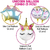 Set de Globos Metalicos Cabeza de Unicornio 5 Piezas - comprar en línea