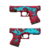 Glock-18 (StatTrak™) | Elemental de Água (Pouco Usada)