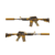 M4A1-S | Espiral Dourada (Pouco Usada)