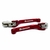 KIT MANETE HONDA CRF-X 03/14 RETRATIL FREIO E EMBREAGEM CRF-R 04/06 VERMELHO