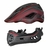 CAPACETE HIGHONE FULLFACE FECHADO BICICLETA CICLISMO VINHO/CINZA - loja online