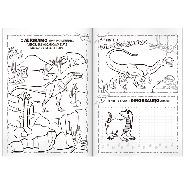 O meu livro de actividades com dinossauros, Infantil de 3 a 6 anos Pot