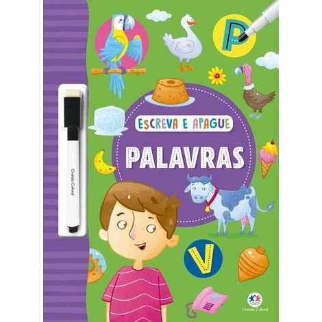 Livro Aprenda em Casa Escreva e Apague INGLES V1