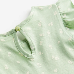 VESTIDO H&M VERDE PINTITAS - comprar online