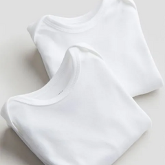 SET DE 2 BODIES BLANCOS H&M - comprar online