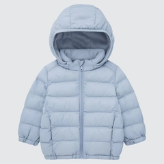 CAMPERA PUFFER UNIQLO CELESTE - comprar online