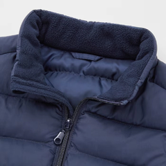 CAMPERA PUFFER UNIQLO CELESTE - tienda online