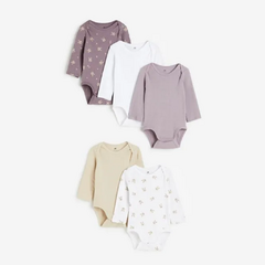 SET DE 5 BODIES H&M "RABBIT"