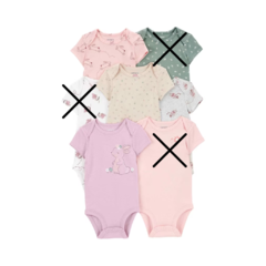 SET 4 BODIES CARTER'S "CONEJITO" - comprar online